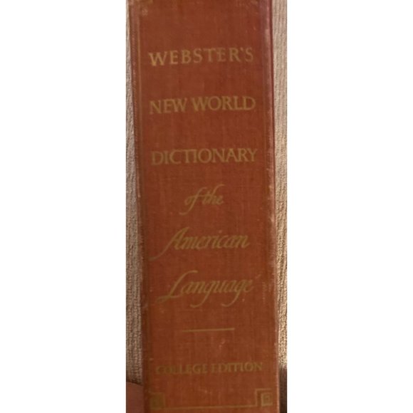 Vtg  WEBSTER'S NEW WORLD DICTIONARY of the American Language Hard Cover 1953 - Picture 2 of 6